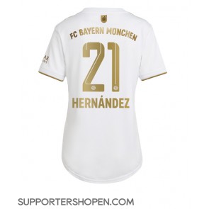 Bayern Munich Lucas Hernandez #21 Borta Matchtröja Dam 2022-23 Kortärmad